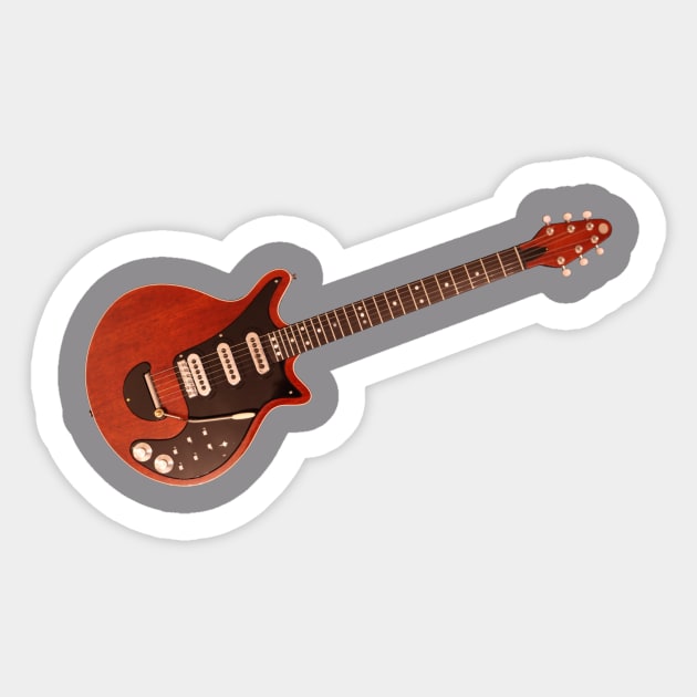 Red Special Guitar Sticker by Pam069